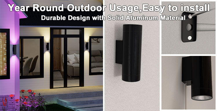 led exterior wall lights